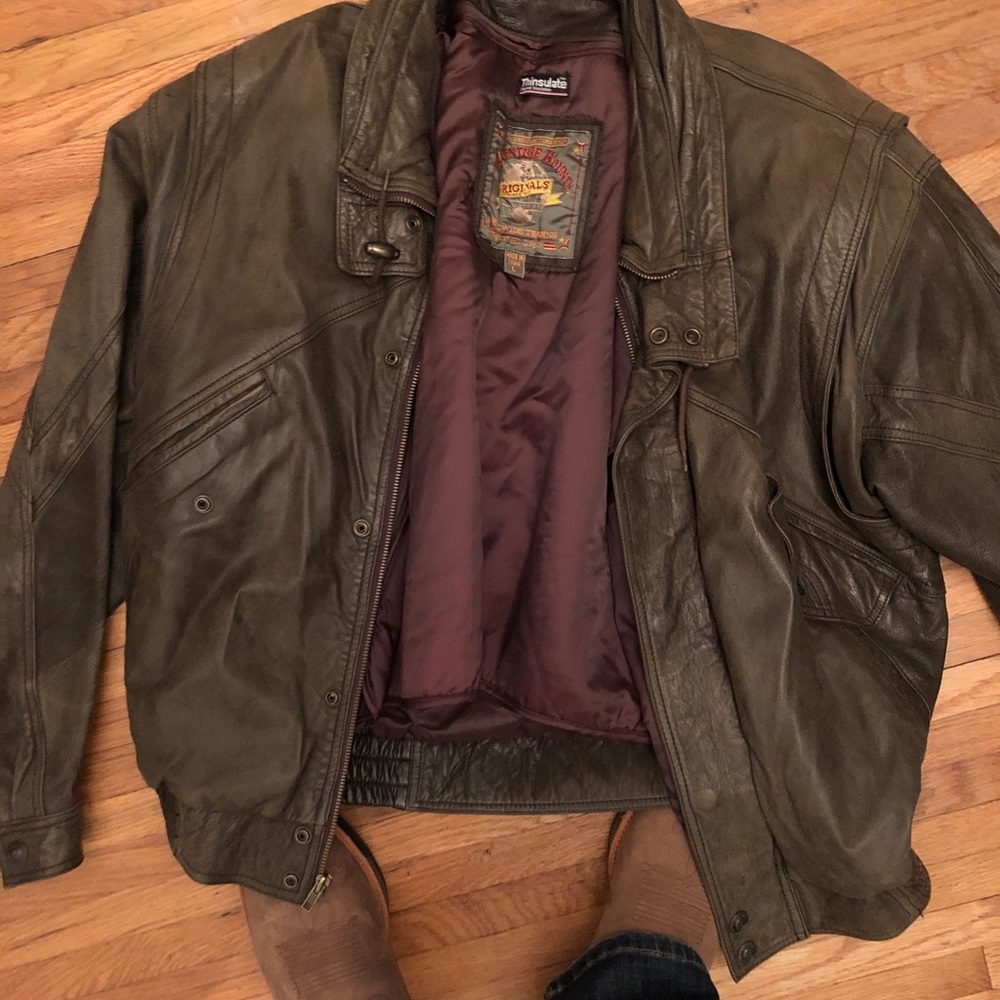 Leather jacket
